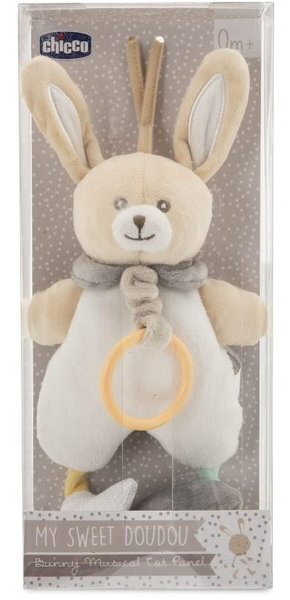 Mūzikas panelis Chicco My Sweet Doudou Bunny cena un informācija | Rotaļlietas zīdaiņiem | 220.lv