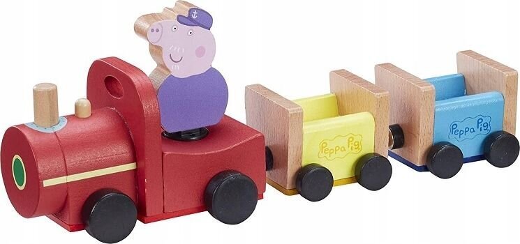 Koka vilciens un figūra Peppa Pig cena un informācija | Rotaļlietas zēniem | 220.lv