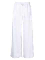 EMPORIO ARMANI Logo Wide Leg Bianco 545665657 цена и информация | Брюки | 220.lv