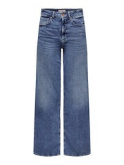 Sieviešu džinsi ONLMADISON Wide Leg Fit 15282980 Vidēji zils džinss cena un informācija | Sieviešu džinsi | 220.lv