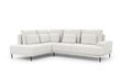 Labās puses stūra dīvāns Bogart Nicole, smilškrāsas cena un informācija | Stūra dīvāni | 220.lv