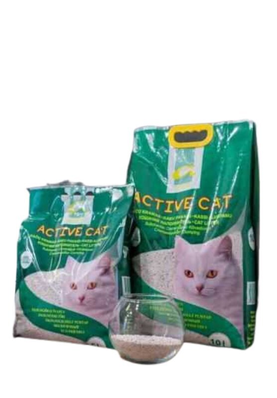 Active Cat bentonīta pakaiši kaķiem, bez smaržas, 10l cena un informācija | Smiltis un pakaiši | 220.lv