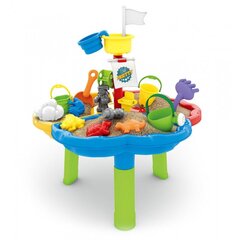 Ūdens un smilšu galds 3in1 Woopie, zils/zaļš cena un informācija | Ūdens, smilšu un pludmales rotaļlietas | 220.lv