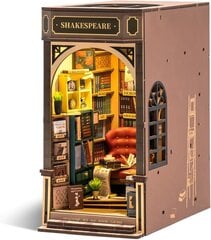 Mini māja 3D konstruktors Robotime Bookstore, 194 gab. cena un informācija | Konstruktori | 220.lv