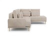 Labās puses stūra dīvāns Bogart Nicole, brūns cena un informācija | Stūra dīvāni | 220.lv