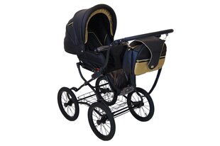 Universālie ratiņi Isabell Baby Fashion 3in1, black/gold цена и информация | Коляски | 220.lv