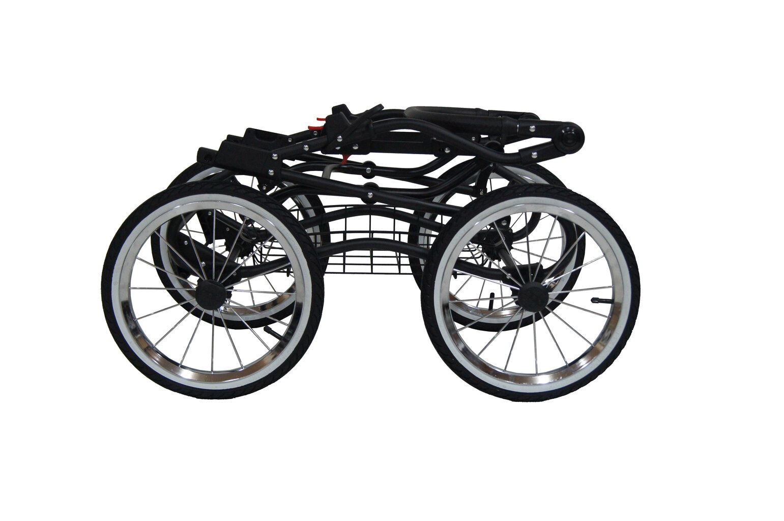 Retro stila ratiņi ar autokrēsliņu Renee Baby Fashion, claret cena un informācija | Bērnu rati | 220.lv