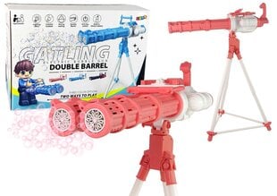 Ziepju burbuļu pistole uz statīva, rozā cena un informācija | Ūdens, smilšu un pludmales rotaļlietas | 220.lv