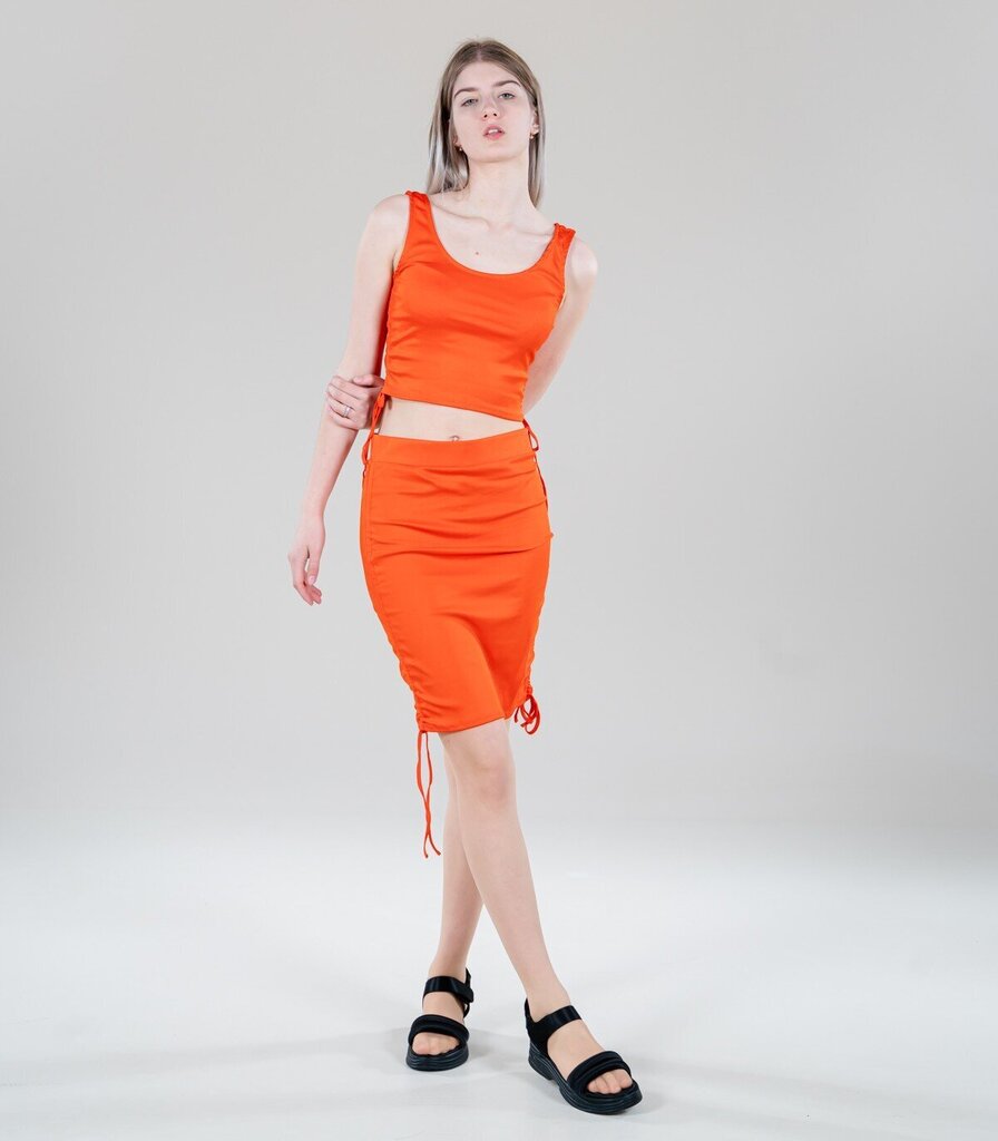 Vero Moda svārki sievietēm, oranži цена и информация | Svārki | 220.lv