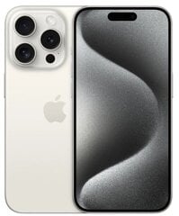 Apple iPhone 15 Pro Max 256GB White Titanium cena un informācija | Mobilie telefoni | 220.lv