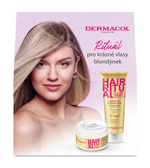 Набор для ухода за светлыми волосами Dermacol Hair Ritual Blonde: шампунь Grow Effect & Super Blonde Shampoo, 250 мл + маска для волос Super Blonde & Intensive Care Mask, 200 мл цена и информация | Шампуни | 220.lv