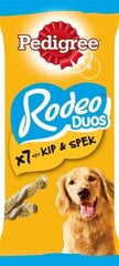 Pedigree Rodeo Duos pieaugušiem suņiem, ar vistas gaļu un bekonu, 10x123 g cena un informācija | Gardumi suņiem | 220.lv