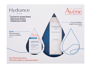 Sejas kopšanas komplekts Avène Hydrance Riche sievietēm: mitrinošs sejas krēms, 40 ml + serums, 30 ml cena un informācija | Sejas krēmi | 220.lv