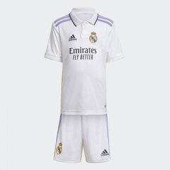 Sporta kostīms zēniem Adidas Real Madrid H Mini Jr HA2667, balts cena un informācija | Komplekti zēniem | 220.lv