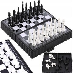 Дорожные магнитные шахматы 2В1 цена и информация | Настольная игра | 220.lv