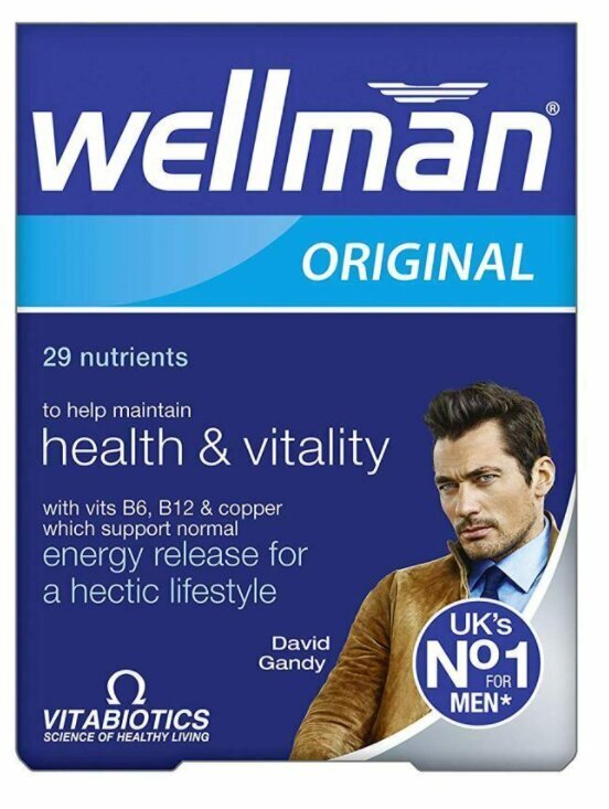 Uztura bagātinātājs Wellman tab.N30 цена и информация | Vitamīni, preparāti, uztura bagātinātāji imunitātei | 220.lv