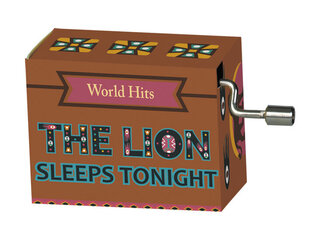 Muzikālā kaste Fridolin The Lion Sleeps Tonight World Hits cena un informācija | Attīstošās rotaļlietas | 220.lv