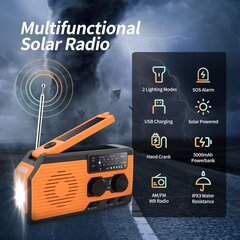 Radio ar saules enerģiju Nikiyo cena un informācija | Magnetolas | 220.lv