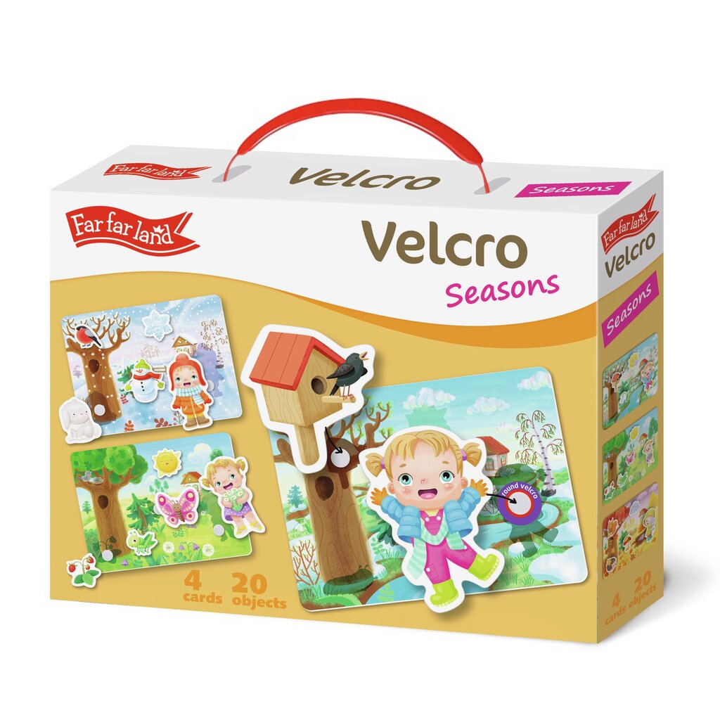 Velcro игра на липучке - Времена года цена | 220.lv