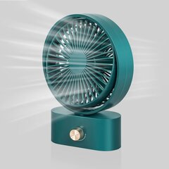 Galda ventilators AINSEALA, F45, 10 ātruma iestatījumi, zaļš cena un informācija | Ventilatori | 220.lv