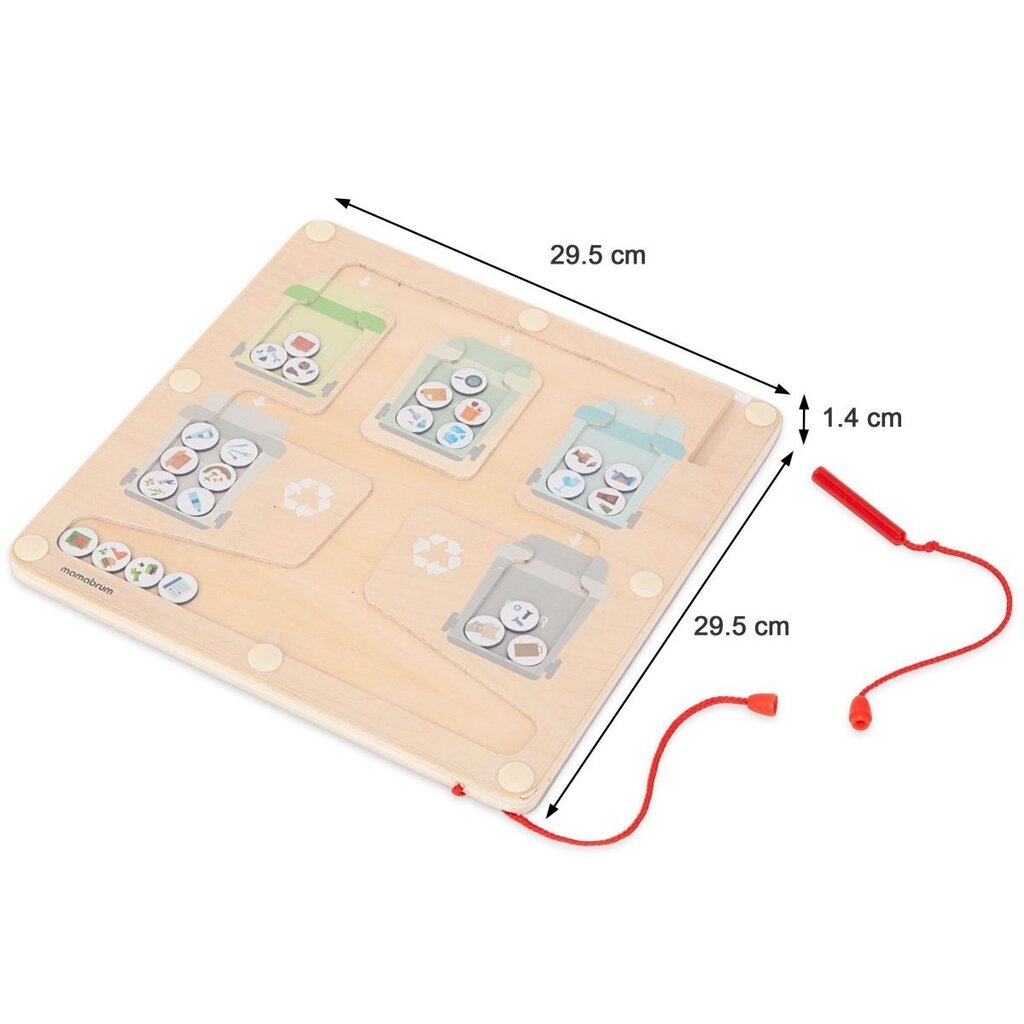 Magnētiskā mozaīkas puzle Recykling cena un informācija | Attīstošās rotaļlietas | 220.lv