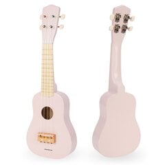 Bērnu koka ģitāra/ukulele, rozā цена и информация | Развивающие игрушки | 220.lv