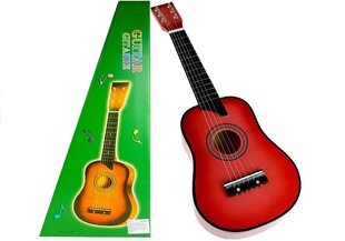 Bērnu ģitāra, sarkana cena un informācija | Attīstošās rotaļlietas | 220.lv