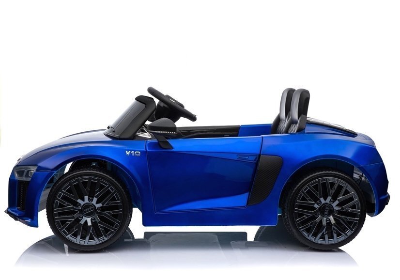 Bērnu vienvietīgs elektromobilis Audi R8 Spyder, zils cena un informācija | Bērnu elektroauto | 220.lv