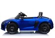 Bērnu vienvietīgs elektromobilis Audi R8 Spyder, zils цена и информация | Bērnu elektroauto | 220.lv