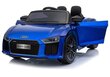 Bērnu vienvietīgs elektromobilis Audi R8 Spyder, zils cena un informācija | Bērnu elektroauto | 220.lv