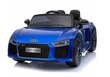 Bērnu vienvietīgs elektromobilis Audi R8 Spyder, zils цена и информация | Bērnu elektroauto | 220.lv