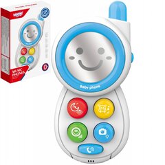 Интерактивный мобильный телефон со звуками, синий цена и информация | Игрушки для малышей | 220.lv