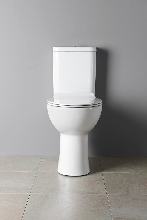 Tualetes poda sēdeklis Soft Close Adele Slim, balts cena un informācija | Piederumi tualetes podiem un bidē | 220.lv
