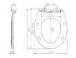 Tualetes poda sēdeklis Soft Close Adele Slim, balts cena un informācija | Piederumi tualetes podiem un bidē | 220.lv