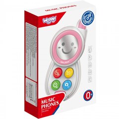 Интерактивный мобильный телефон со звуками, розовый цена и информация | Игрушки для малышей | 220.lv