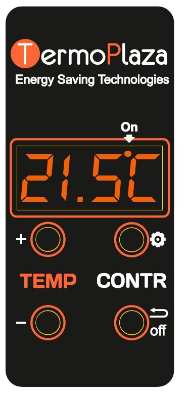 Vertikālais sildītājs Termoplaza Stp 700V, balts cena un informācija | Sildītāji | 220.lv