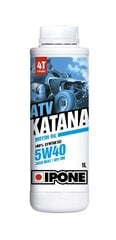 Sintētiskā 4T eļļa Ipone Katana Atv, 800163, 5W40, 1 l цена и информация | Мото масла | 220.lv