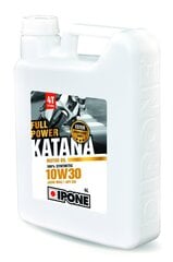 Sintētiskā eļļa 4-taktu dzinējiem Ipone Full Power Katana 10W30, 800632, 4 l cena un informācija | Moto eļļas | 220.lv