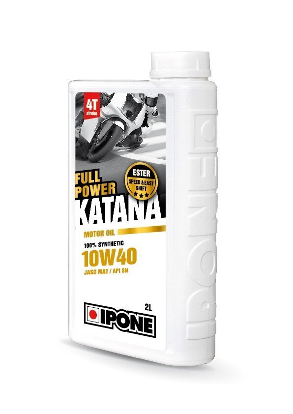 Sintētiskā eļļa 4-taktu dzinējiem Ipone Full Power Katana 10W40, 800359, 2 l cena un informācija | Moto eļļas | 220.lv