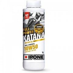 Sintētiskā eļļa 4-taktu dzinējiem Ipone Full Power Katana, 800008, 10W50, 1 l cena un informācija | Moto eļļas | 220.lv