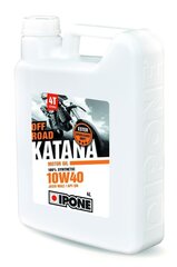 Sintētiskā eļļa 4-taktu dzinējiem Ipone Katana Off Road, 800366, 10W40, 4 l cena un informācija | Moto eļļas | 220.lv