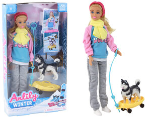 Кукла Anlily со щенком цена и информация | Игрушки для девочек | 220.lv