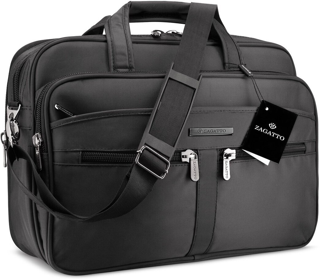 Portatīvo datoru soma 15,6", vīriešu plecu portfelis Zagatto цена и информация | Somas portatīvajiem datoriem | 220.lv
