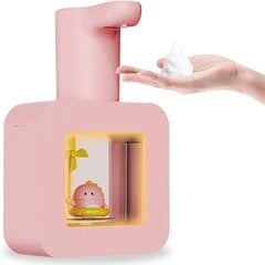 Автоматический вспениватель и дозатор мыла для детей Kiddo Soap, розовый цена и информация | Аксессуары для ванной комнаты | 220.lv