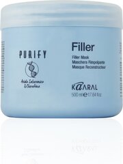 FILLER ✴ Космецевтическая маска с гиалуроном и кератином для хрупких, ломких волос, 500 мл цена и информация | Средства для укрепления волос | 220.lv