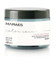 MARAES COLOR CARE maska ​​krāsotu, ķīmiski skartu un bojātu matu kopšanai (100% VEGĀNS), 500 ml cena un informācija | Matu uzlabošanai | 220.lv