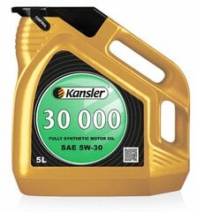 Kansler SAE 5W-30 Fully syntchetic motoreļļa, 5L cena un informācija | Motoreļļas | 220.lv