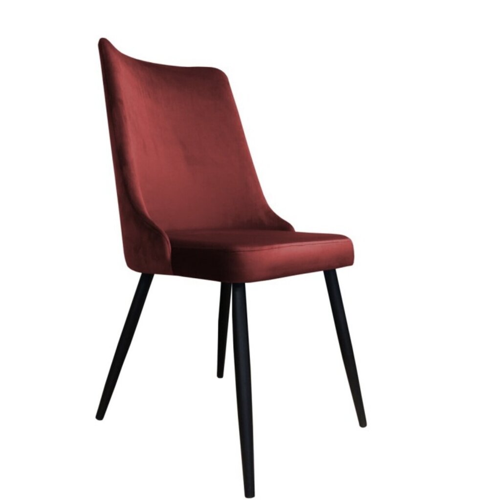 Ēdamistabas krēsls Decorates Olivia Black, sarkans cena un informācija | Virtuves un ēdamistabas krēsli | 220.lv