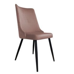 Ēdamistabas krēsls Decorates Olivia black, rozā cena un informācija | Virtuves un ēdamistabas krēsli | 220.lv