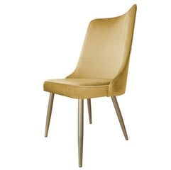 Ēdamistabas krēsls Decorates Olivia Gold, dzeltens cena un informācija | Virtuves un ēdamistabas krēsli | 220.lv